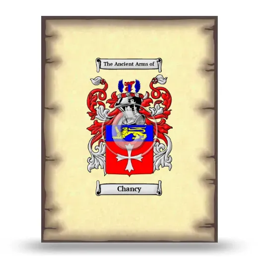 Chancy Coat of Arms Print