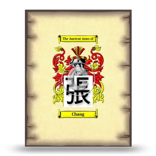 Chang Coat of Arms Print