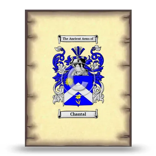 Chantal Coat of Arms Print
