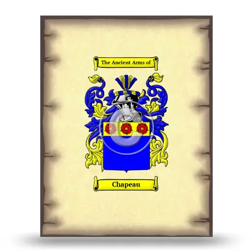 Chapeau Coat of Arms Print
