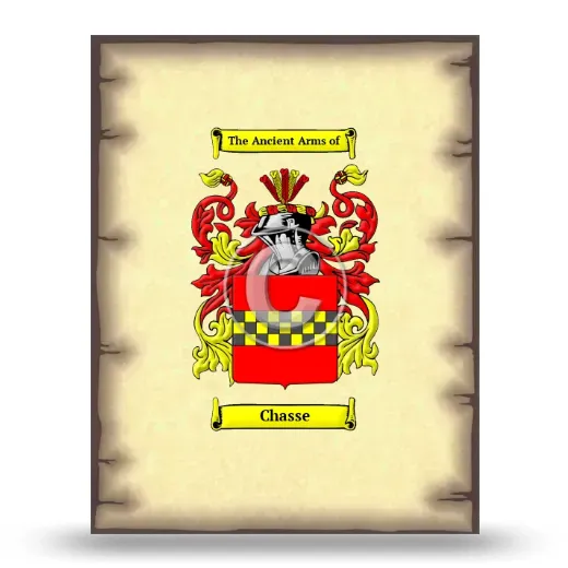 Chasse Coat of Arms Print