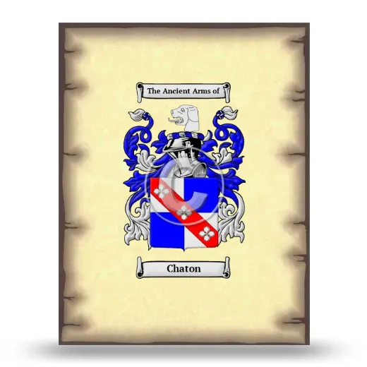 Chaton Coat of Arms Print