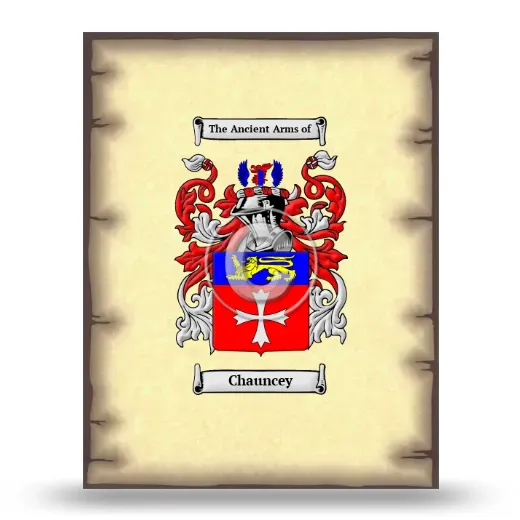 Chauncey Coat of Arms Print