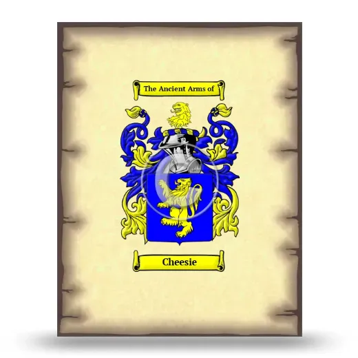 Cheesie Coat of Arms Print