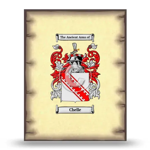 Chelle Coat of Arms Print