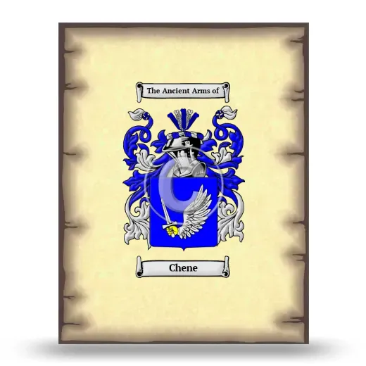 Chene Coat of Arms Print