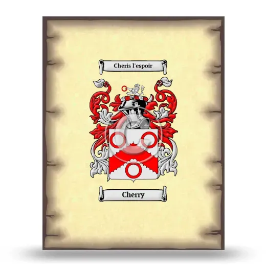 Cherry Coat of Arms Print