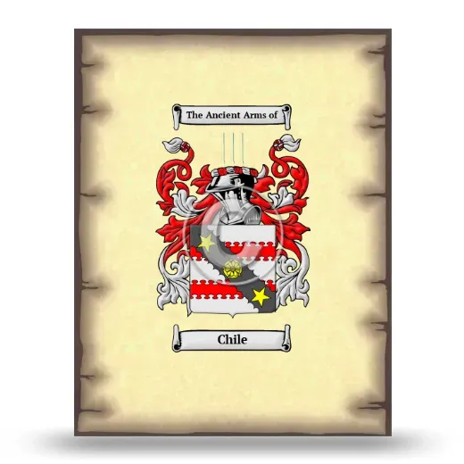 Chile Coat of Arms Print