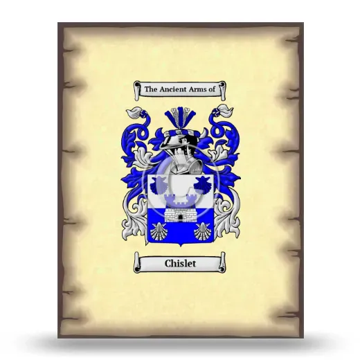 Chislet Coat of Arms Print