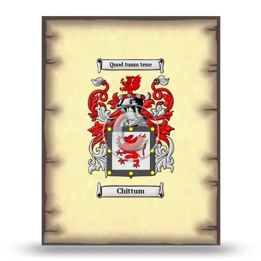Chittum Coat of Arms Print