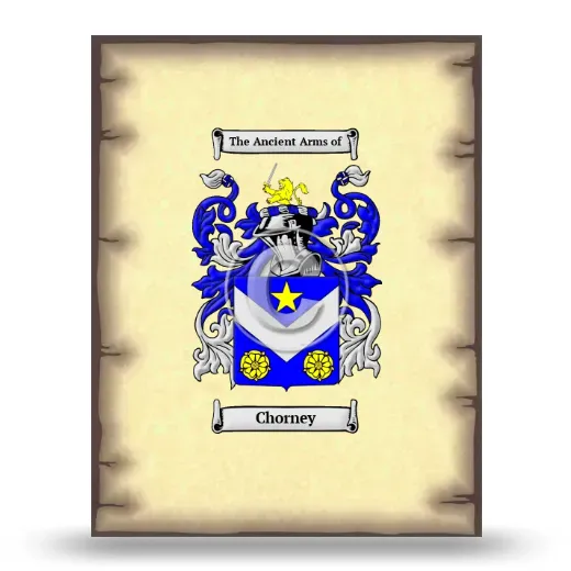 Chorney Coat of Arms Print