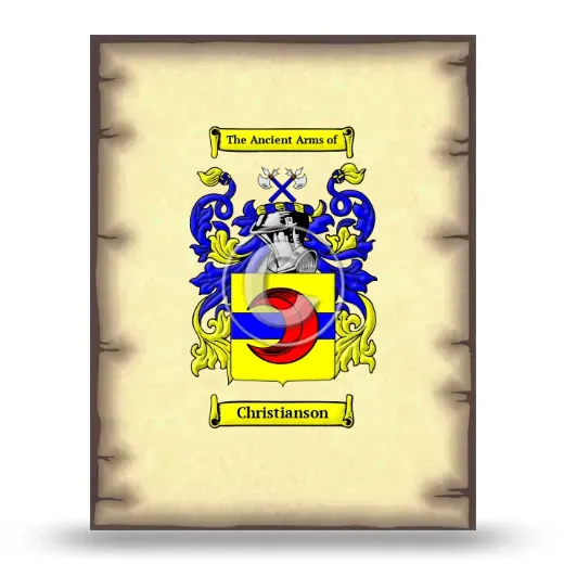 Christianson Coat of Arms Print