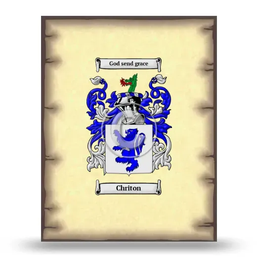 Chriton Coat of Arms Print