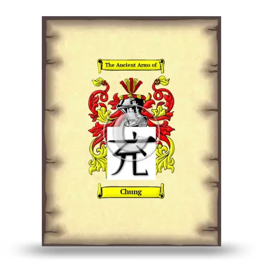 Chung Coat of Arms Print
