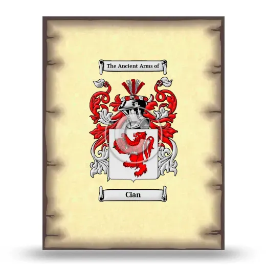 Cian Coat of Arms Print