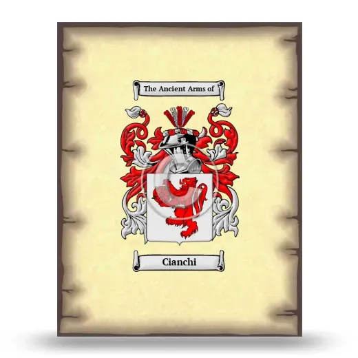 Cianchi Coat of Arms Print