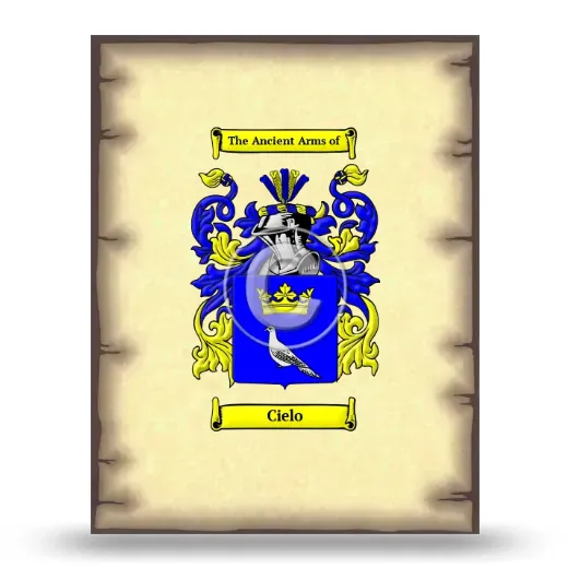 Cielo Coat of Arms Print