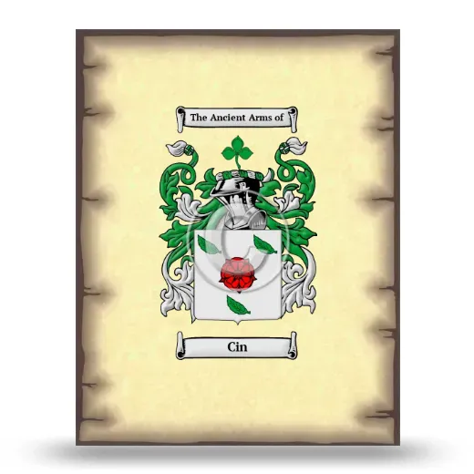 Cin Coat of Arms Print