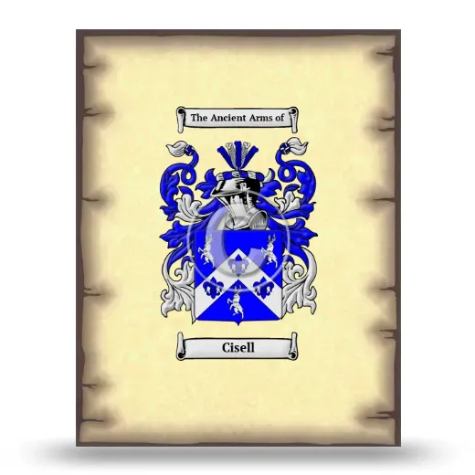 Cisell Coat of Arms Print