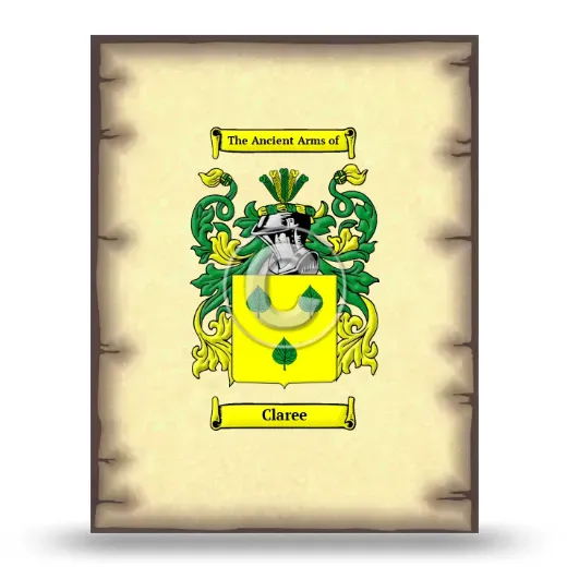 Claree Coat of Arms Print