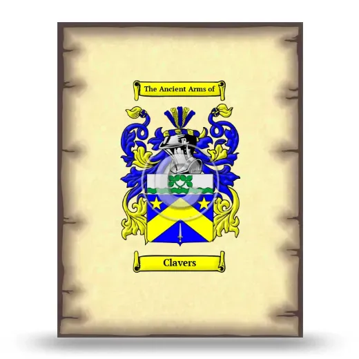 Clavers Coat of Arms Print