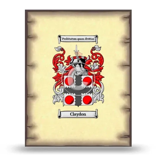 Claydon Coat of Arms Print