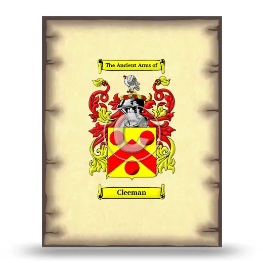 Cleeman Coat of Arms Print