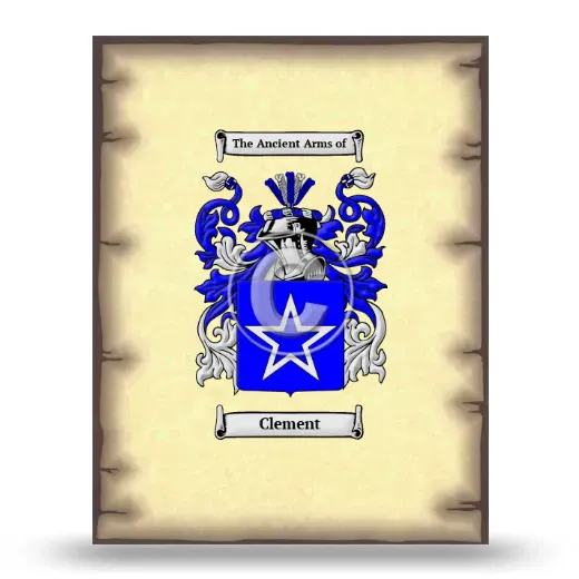 Clement Coat of Arms Print