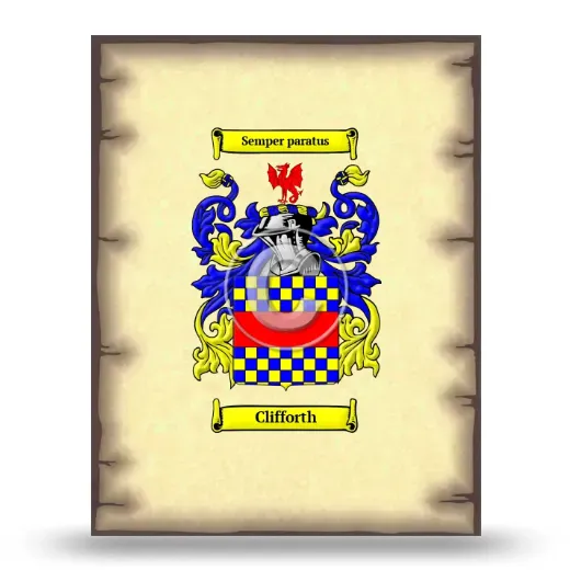 Clifforth Coat of Arms Print