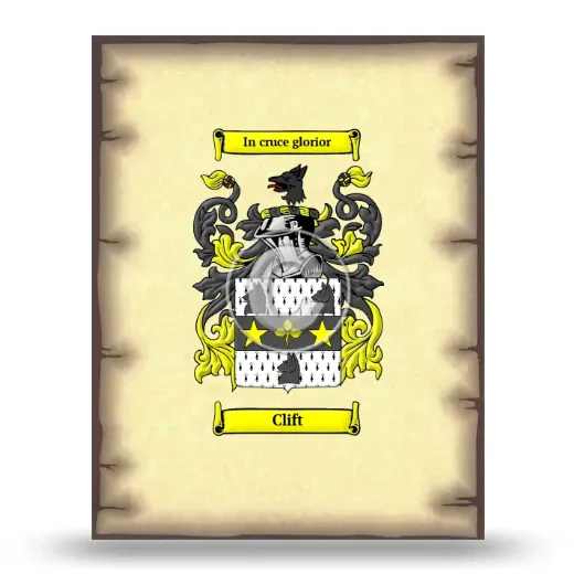 Clift Coat of Arms Print