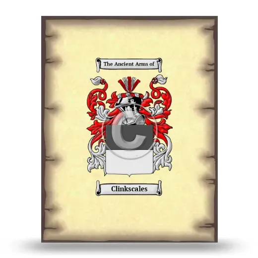 Clinkscales Coat of Arms Print