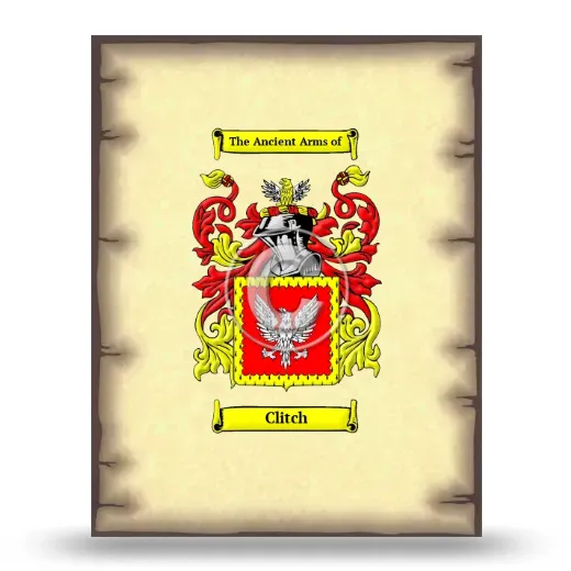 Clitch Coat of Arms Print