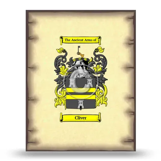 Cliver Coat of Arms Print