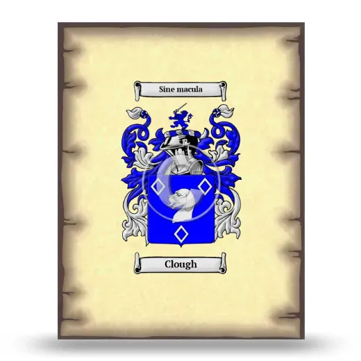 Clough Coat of Arms Print