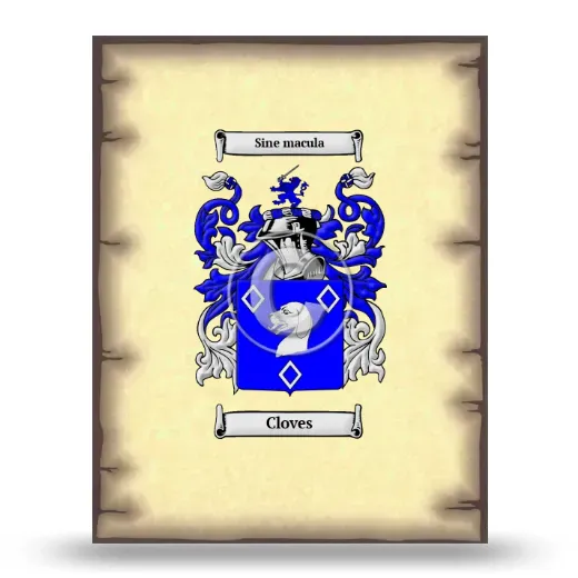Cloves Coat of Arms Print