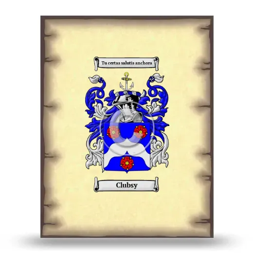Clubsy Coat of Arms Print