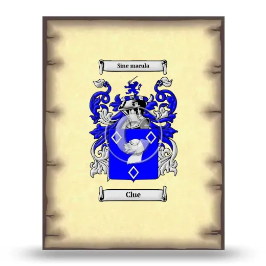 Clue Coat of Arms Print
