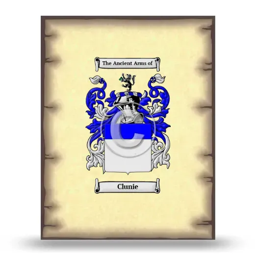 Clunie Coat of Arms Print