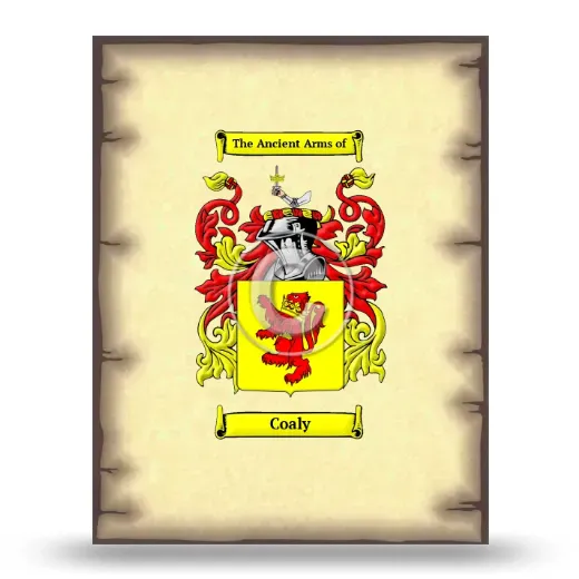 Coaly Coat of Arms Print