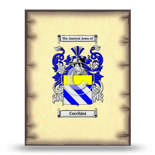 Cocchini Coat of Arms Print