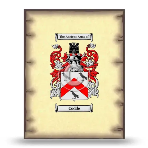 Codde Coat of Arms Print