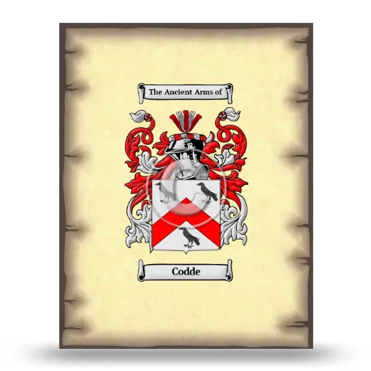 Codde Coat of Arms Print