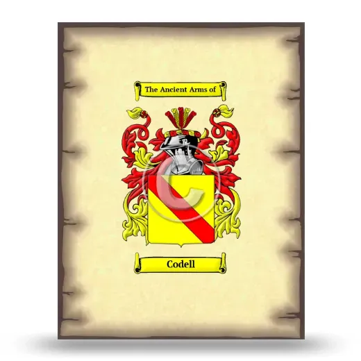 Codell Coat of Arms Print
