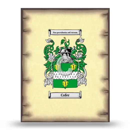 Cofer Coat of Arms Print