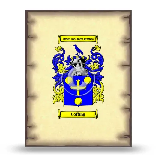 Coffing Coat of Arms Print