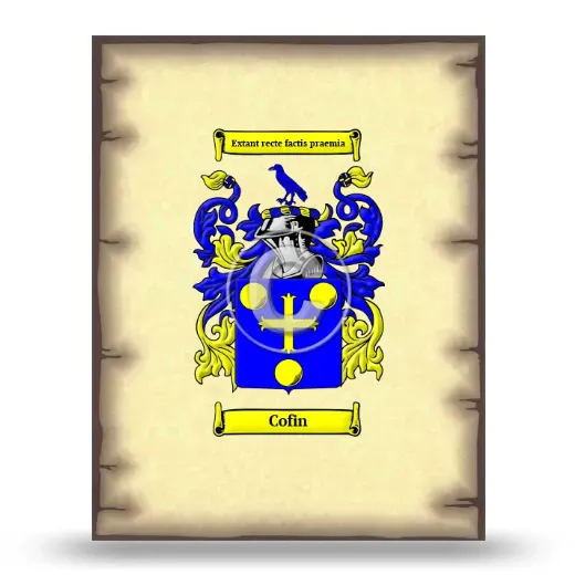 Cofin Coat of Arms Print