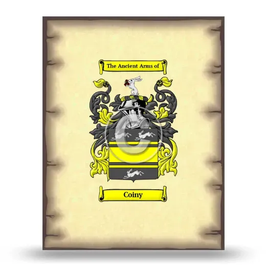 Coiny Coat of Arms Print