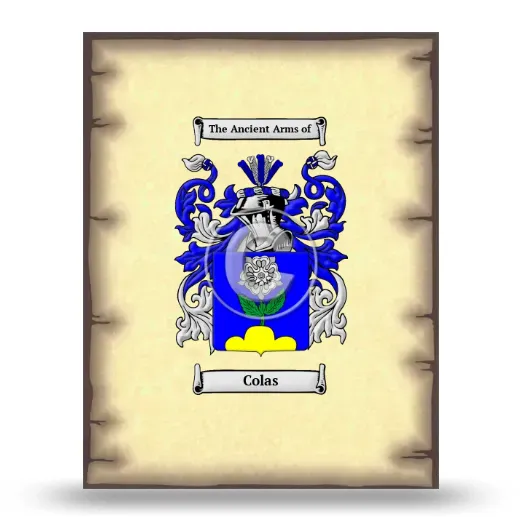 Colas Coat of Arms Print