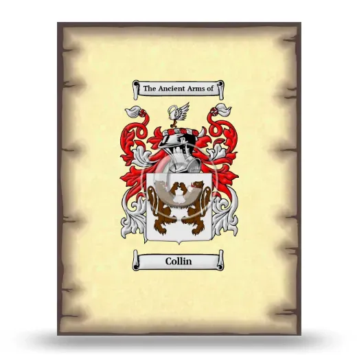 Collin Coat of Arms Print