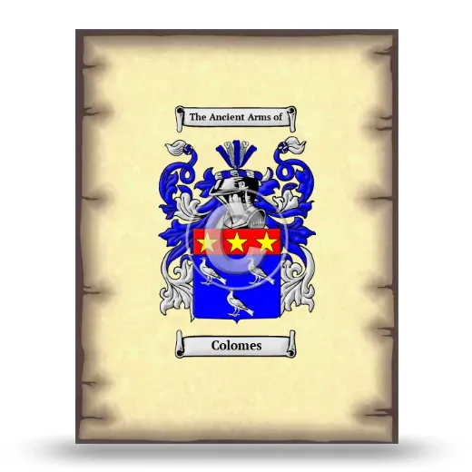 Colomes Coat of Arms Print